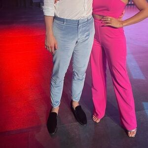 Paul Smith Men’s Blue Velvet Pants